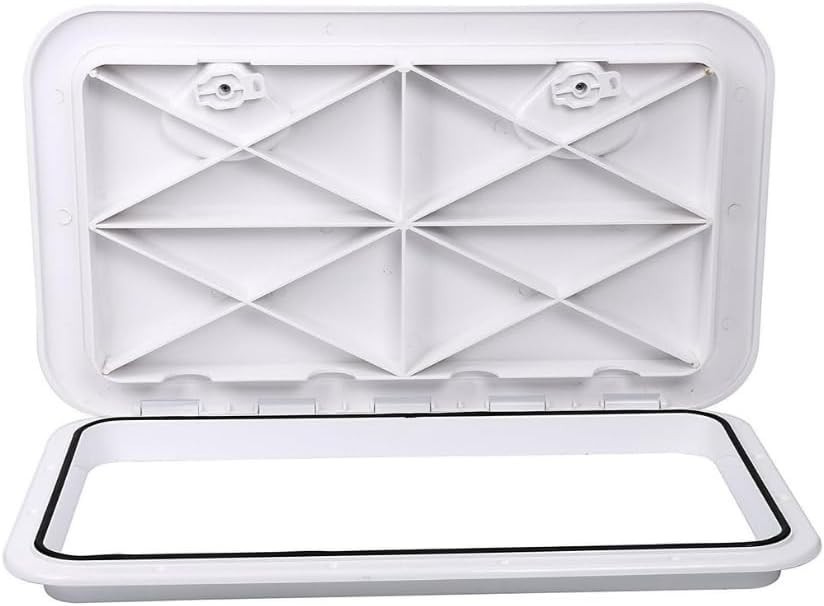 Rectangular Locking Marine Access Hatch - Durable & Weatherproof - 23.9" x 13.9"