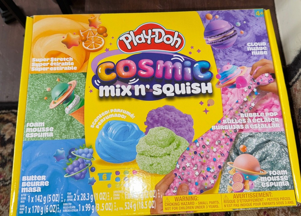 Play Doh Cosmic Mix N Squish Scented Includes 6 Cans