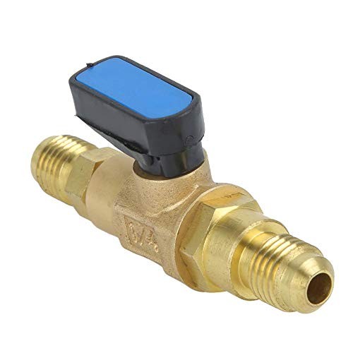 1/4SAE Air Conditioning Refrigerator Tools Refrigerant Control Valve Fitting