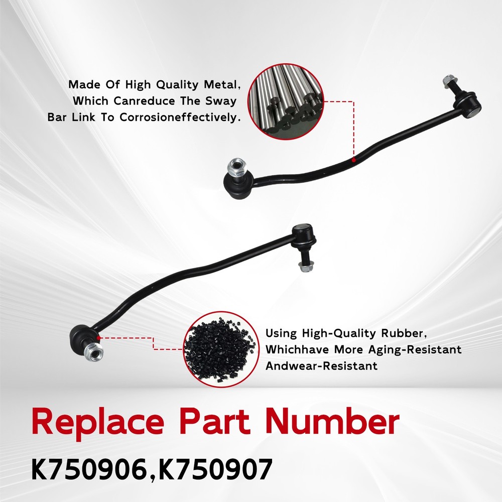 Front Left+Right Stabilizer Sway Bar End Link for 2015-19 Subaru Legacy Outback