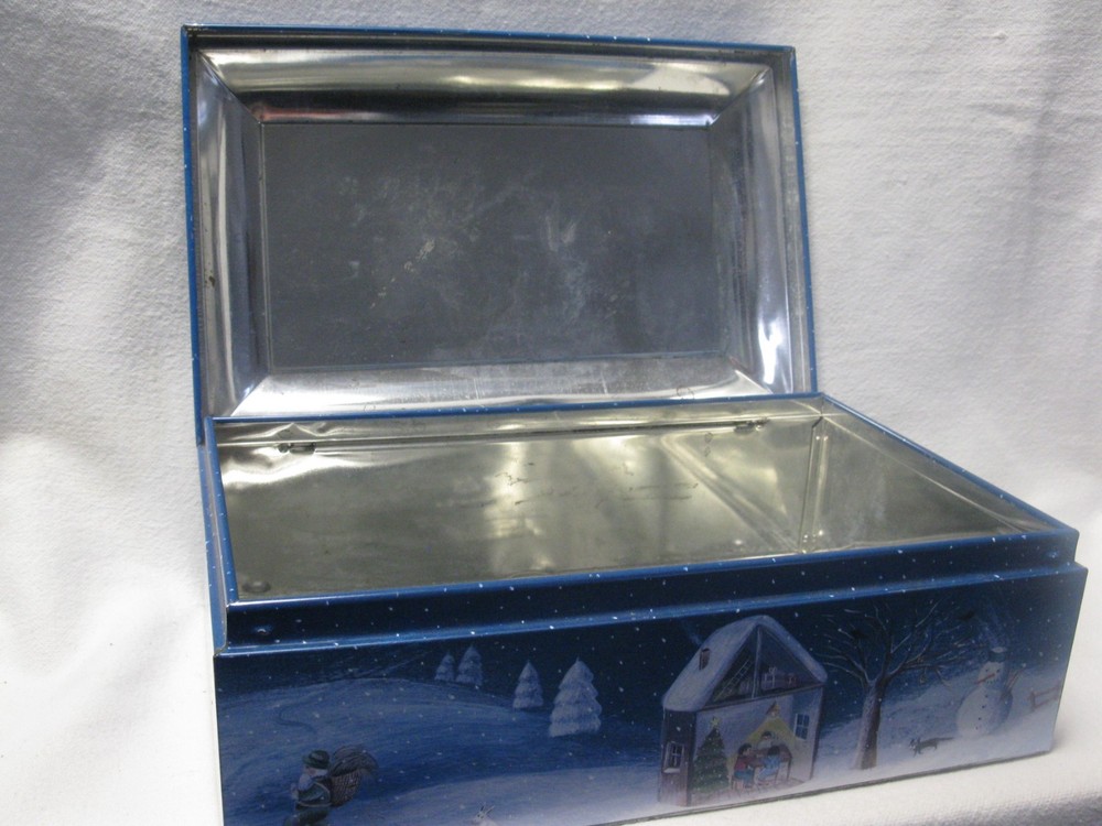 E. Otto Schmidt Christmas Biscuit Cookie Tin