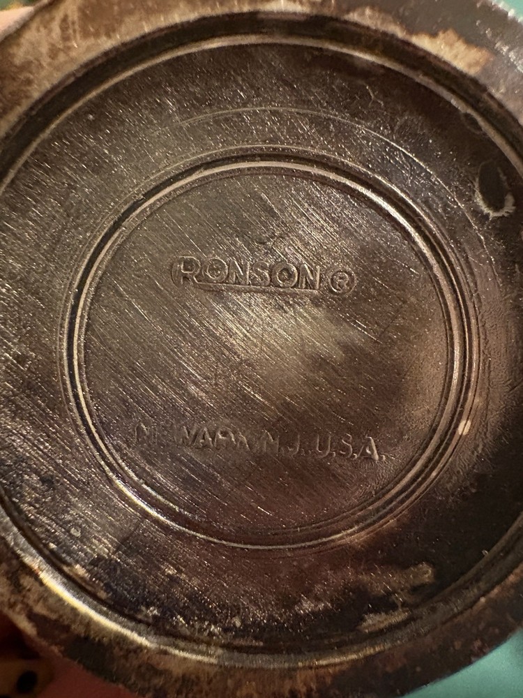 Vintage Silver Played Tableware