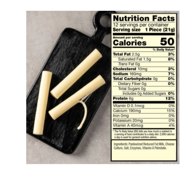 Sargento Natural Light String Cheese Snacks, 0.75 oz, 12 count (2 Pack)