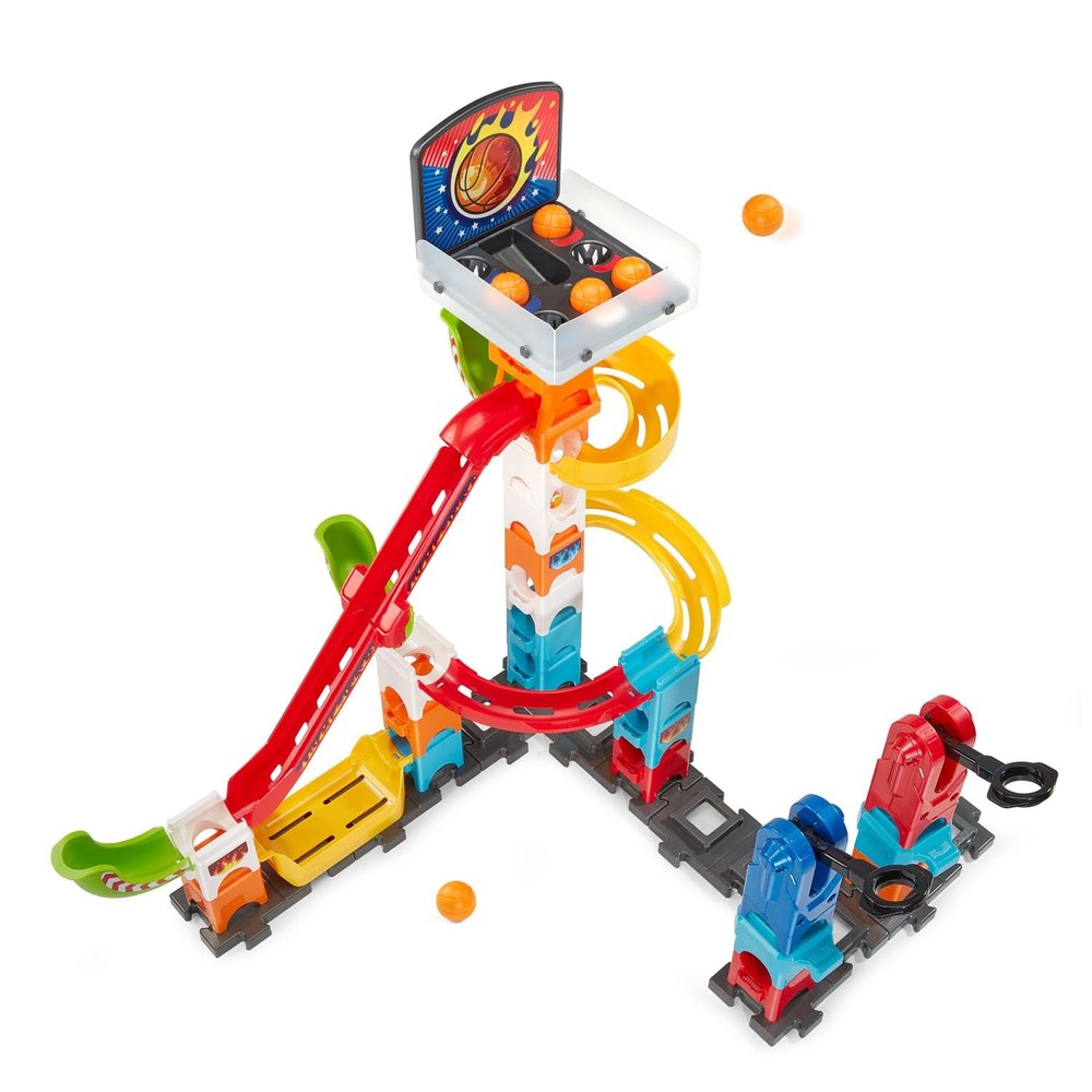VTech Marble Rush 3-Point Launch Set with 22" x 11.4" x 18.3", Multicolor