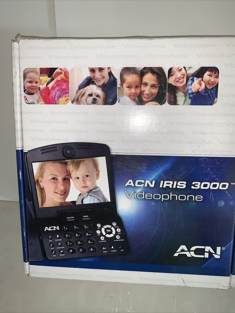 ACN IRIS~ 3000-US, 7" Screen Videophone Landline Ethernet Conferencing