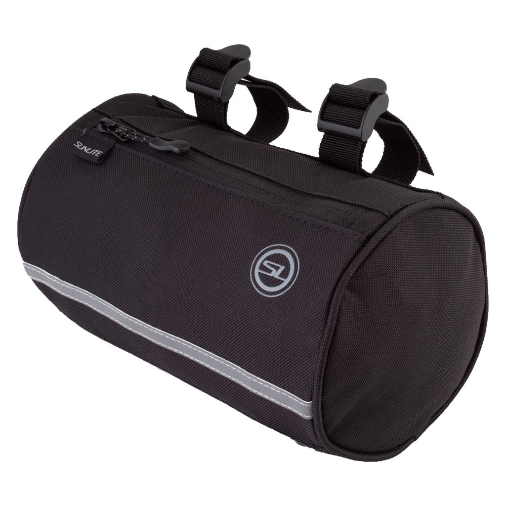 BAG Sunlite Handle Bar or Seat Bag ROLL with LINER Black