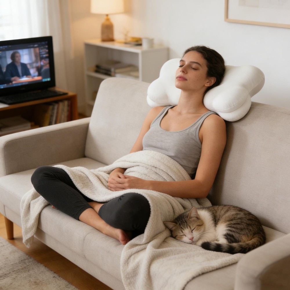 Mellow Sleep Pillow, Mellow Cloud Pillow, Ergonomic Memory Foam Pillows