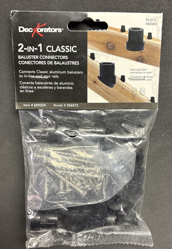 DECKORATORS 2-In-1 Classic Baluster Connectors  20 Pack