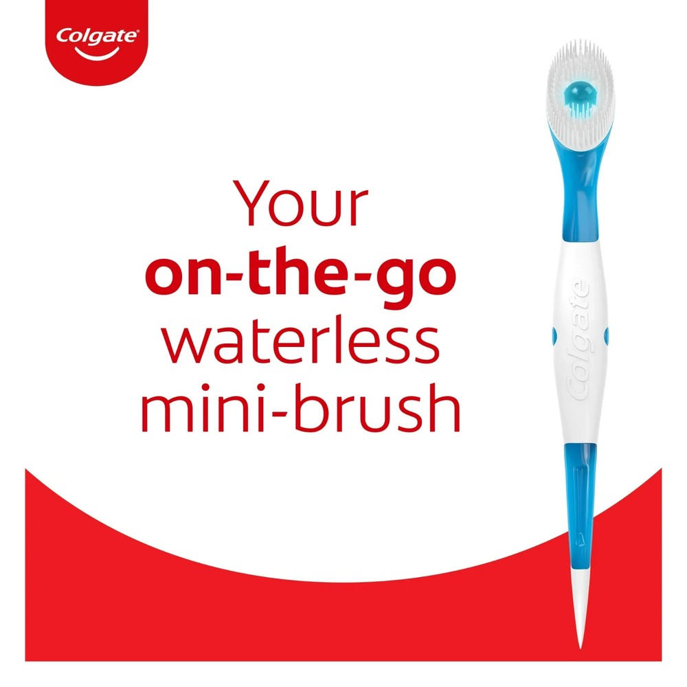 Colgate Max Fresh Wisp Disposable Mini Travel Toothbrushes, Peppermint- 24 Count