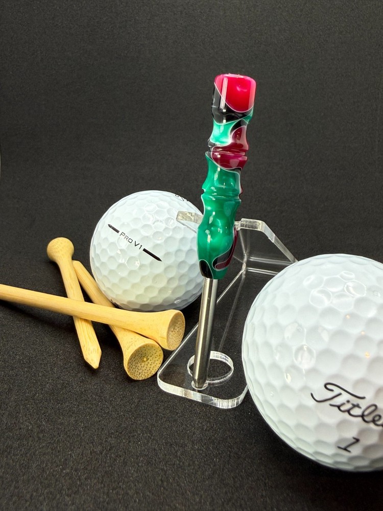 Single prong titanium divot tool - Retro (Slim)