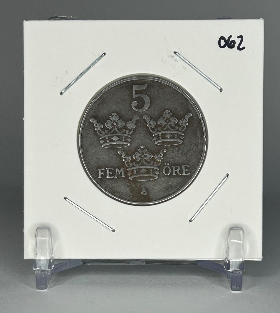 1944 Sweden - 5 Ore  Coin