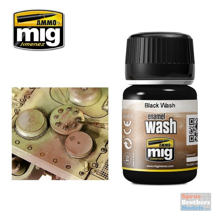 AMM1011 AMMO by Mig - Black Wash