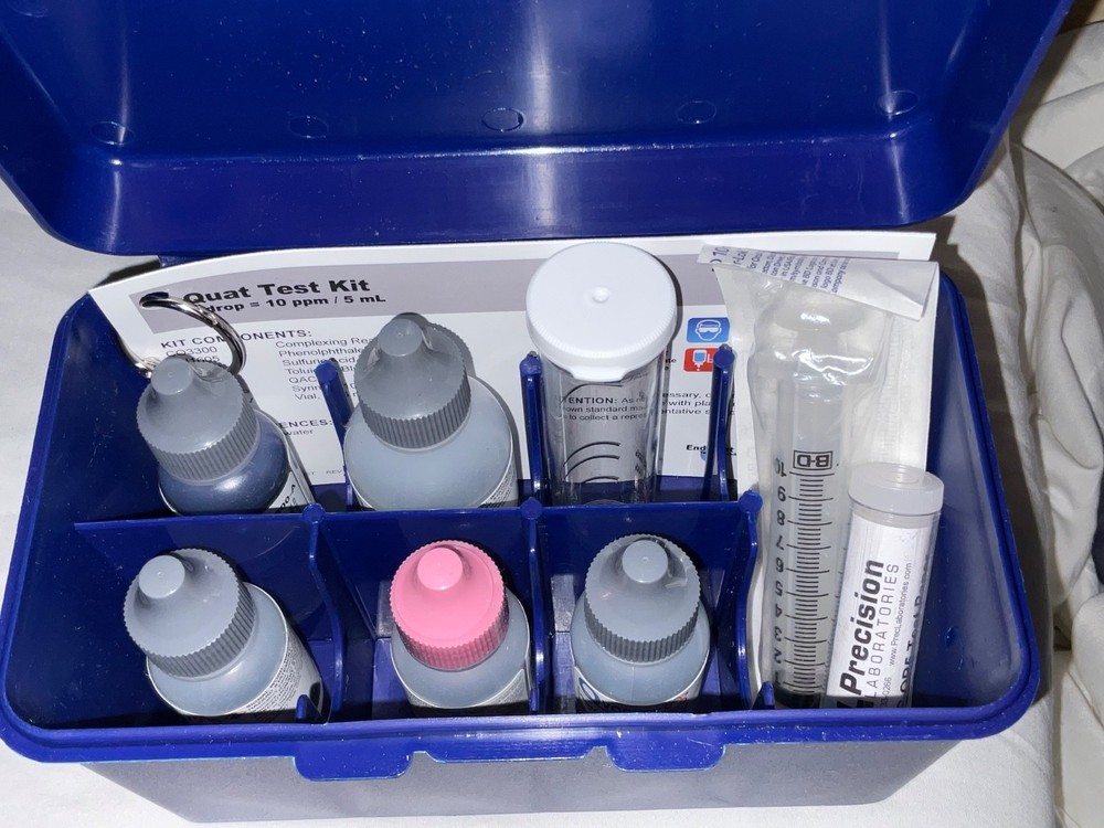 QVortex Quat Test Kit Code QVTK9000-Z 1 Drop 10ppm/ 5mL Sealed NEW OPEN