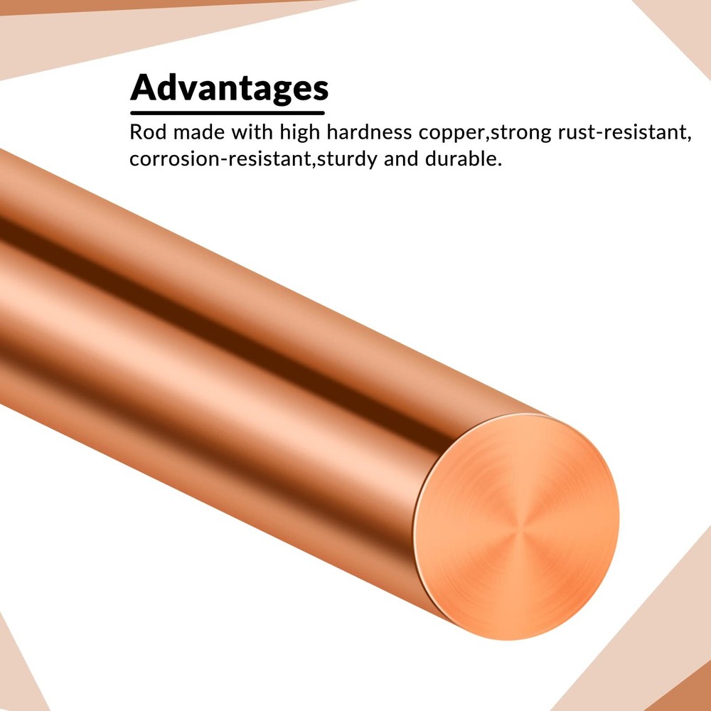 COPPER ROUND BAR ROD Copper Bar Solid Copper Barcalibre8mm-80mm Arbitrary choice