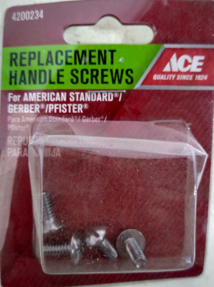 New in Pack Ace Handle Screws 4200234 Ameriican Standard/Price Pfister/Gerber