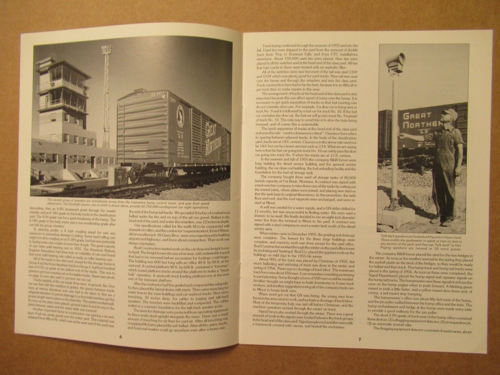 Great Northern Reference Sheet 191 Gavin Yard