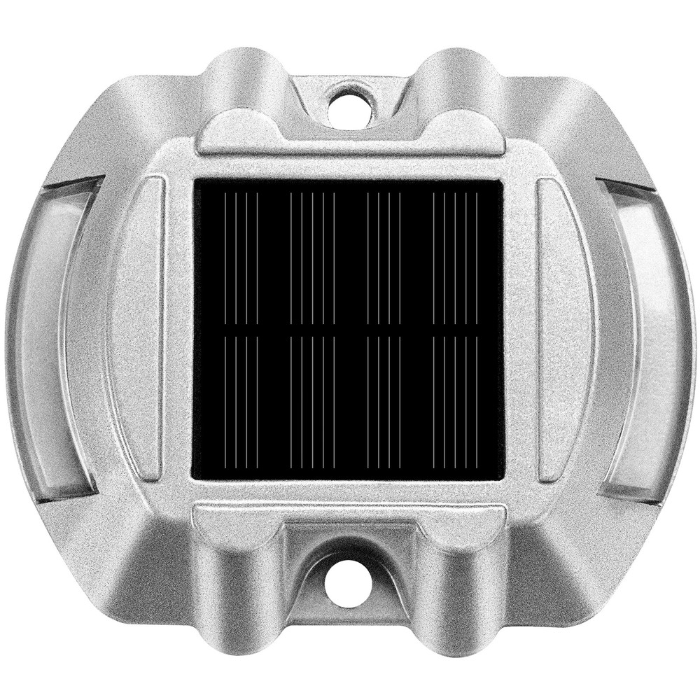 VEVOR 24pcs Solar Driveway Lights 6 LED White Deck Lights for Pathway Steps IP68
