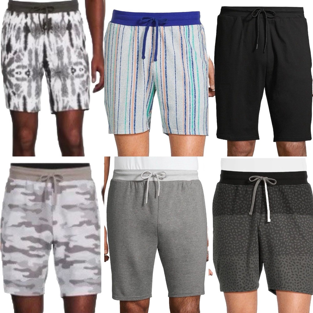 Men’s No Boundaries Lounge Shorts, Various Sizes & Patterns