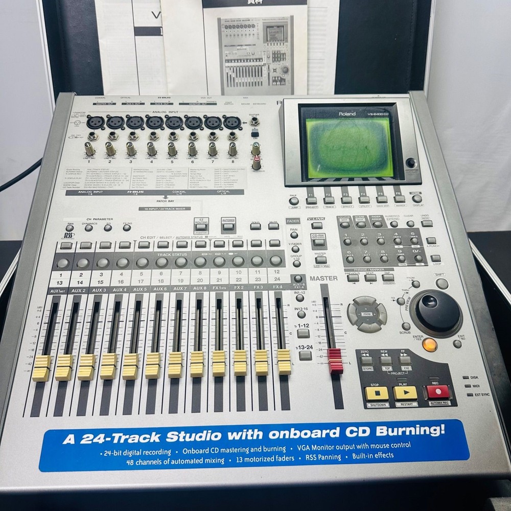 Roland VS-2400CD Multi-Track Recorder - Untested Operation - As-Is DDP
