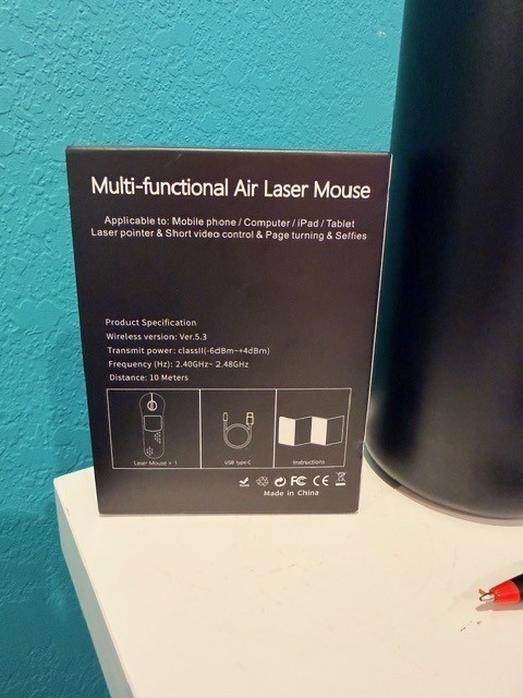 D13 Air Mouse Laser Pointer Wireless Presenter Remote USB