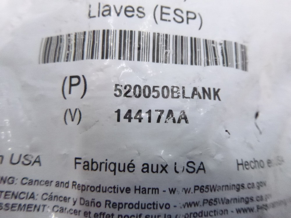 2-Pack OEM Peterbilt Blank Key 520050BLANK