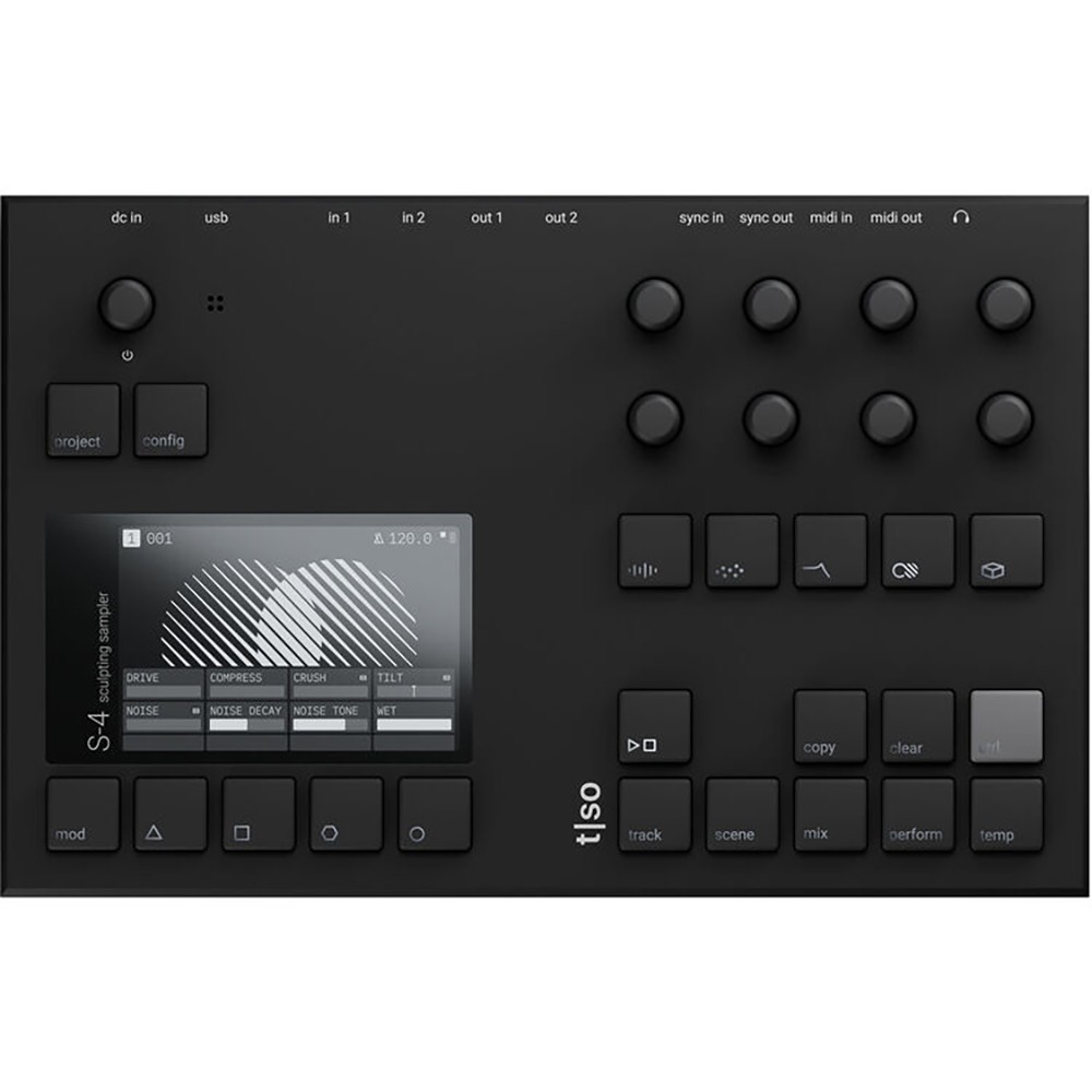 Torso Electronics S-4 Sculpting Sampler Audio Instrument (Black)