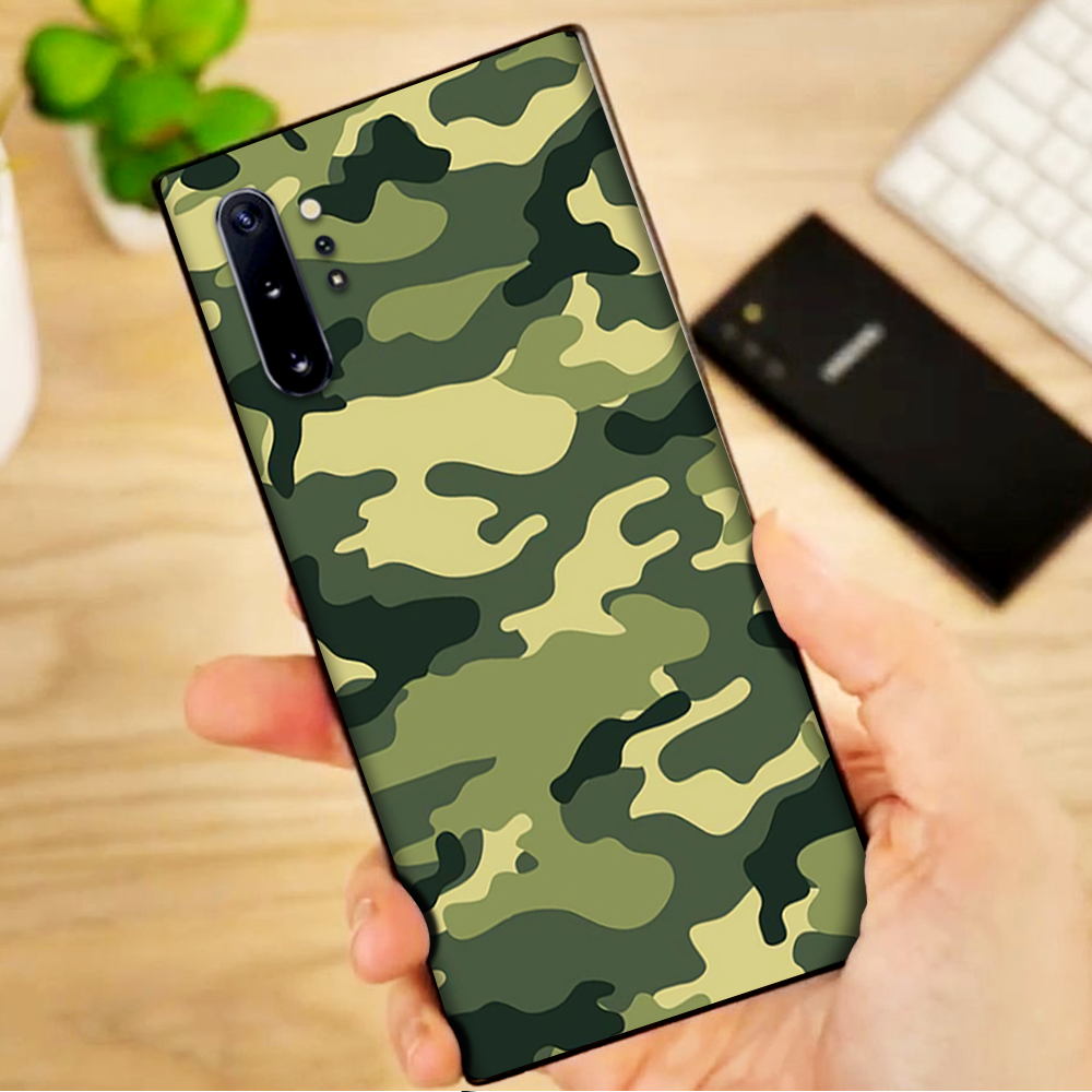 Skins Decal Wrap for Samsung Note 10 Plus Green Camo original Camouflage