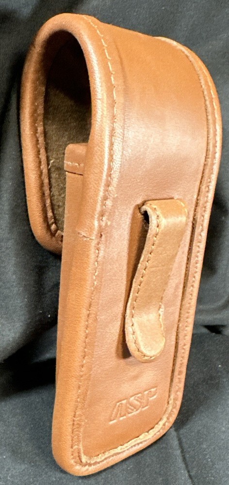 ASP Triad Scabbards Clip-On Carrier Flashlight Case Leather