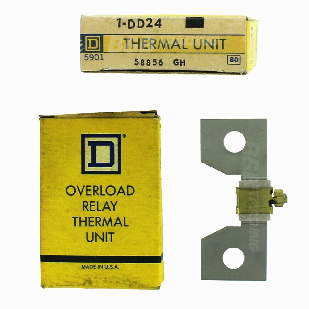 Square D Overload Relay Thermal Unit Type DD 24