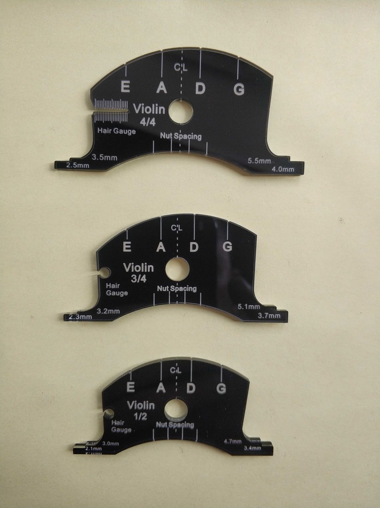 1 PC Violin Bridges Multifunctional Mold Tool With Reference Measurements