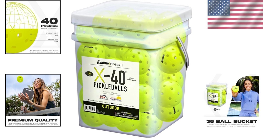 Franklin X-40 Pickleballs - Performance & Durability