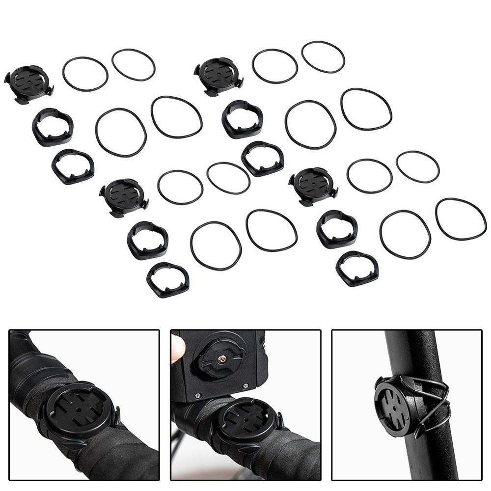 Bike Computer Mounting Kit 4 Elastic Straps Suitable for Garmin Devices