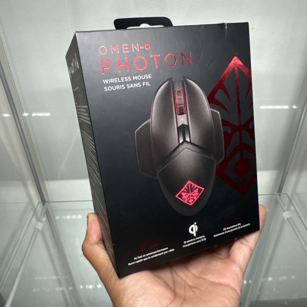 HP Omen PHOTON Wireless Charging Gaming  Mouse WORKS GREAT