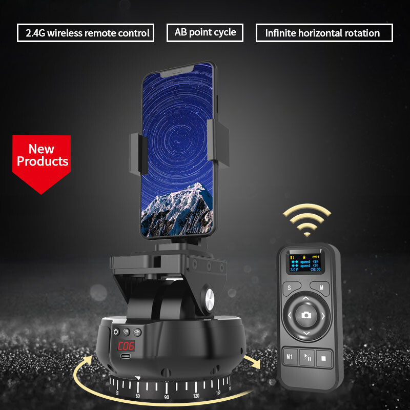 YT-1200 Remote Pan Tilt Motorized Auto Panoramic Head Remote Control Stabilizer