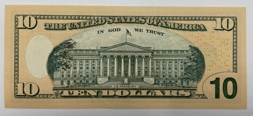 NEW Uncirculated $10 Ten Dollar Bill Series 2017A ONE NOTE