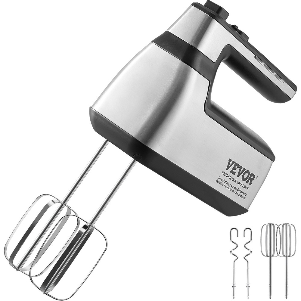 Cordless Electric Hand Mixer, 100W, Continuously Variable Electric Handheld Mixe