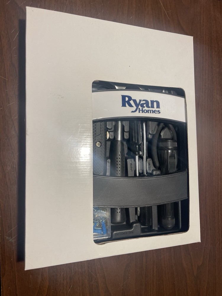 7-Piece Home Tool Set Kit, Essential Household Hand Tools with Plastic Storage