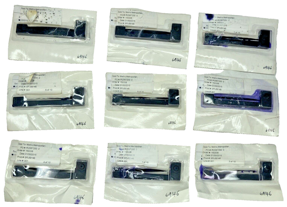 (9) Printer Ribbon, Condition Unknown 0186215, 69146, SPL69146