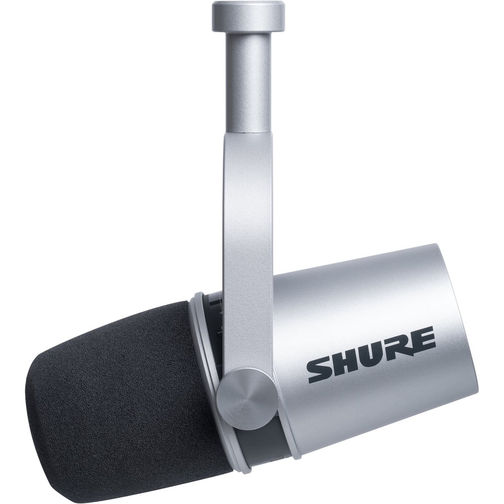Shure MV7-S MV7 Podcast Microphone - Silver