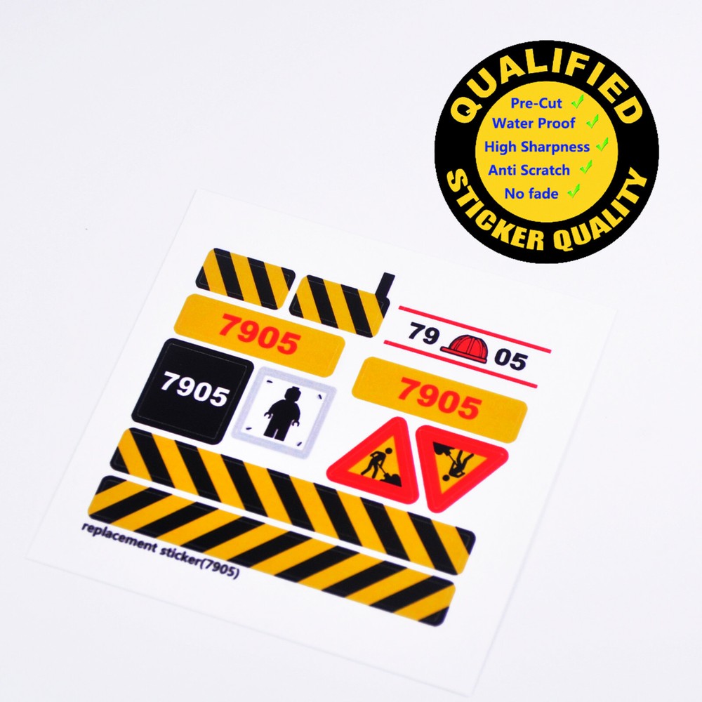 Replacement sticker for set 7905 Precut sticker