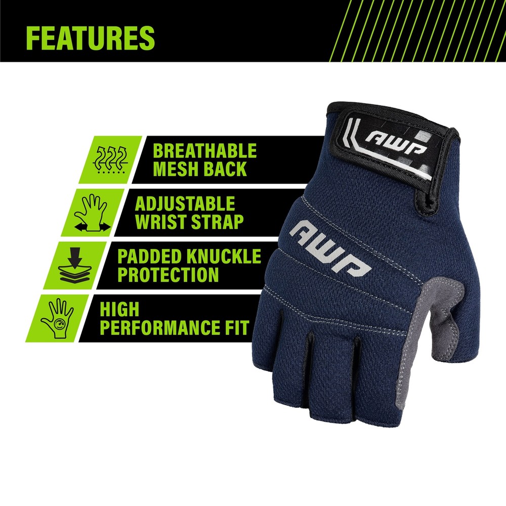 Professional Fingerless Work Gloves