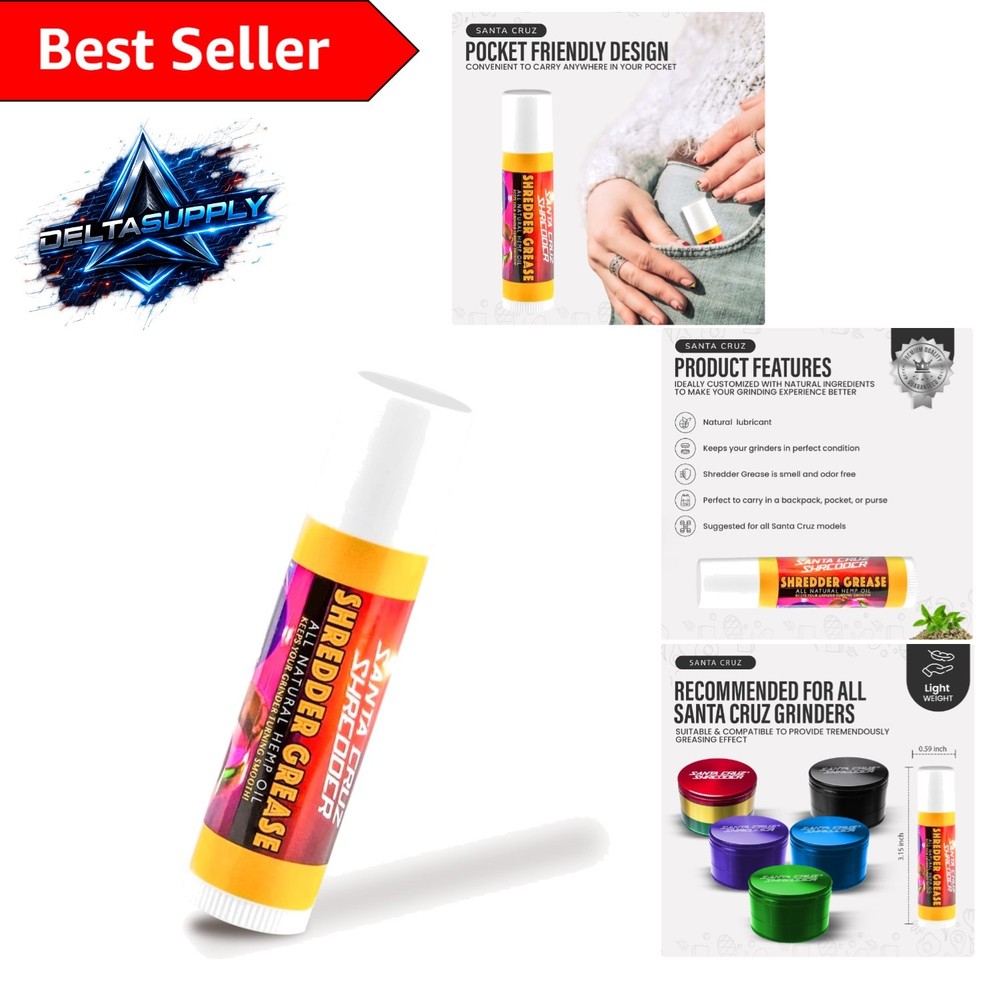 Smooth & Efficient Herb Grinding with Universal All-Natural Lubricant Grease