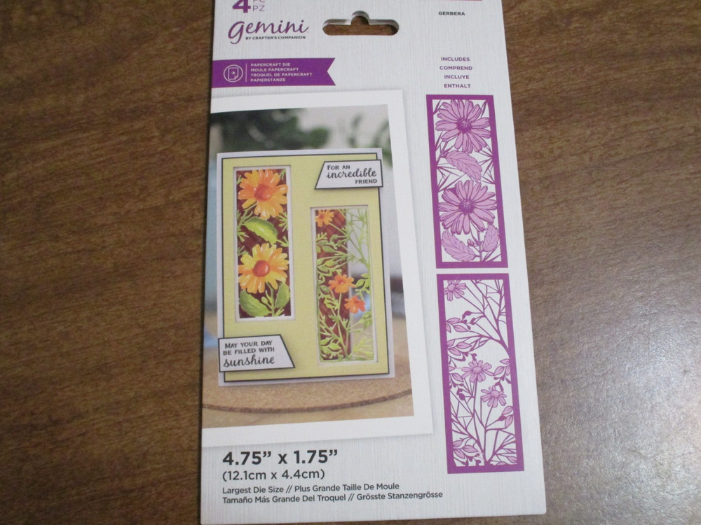 GEMINI CREATE A CARD PAPERCRAFT DIE GERBERA