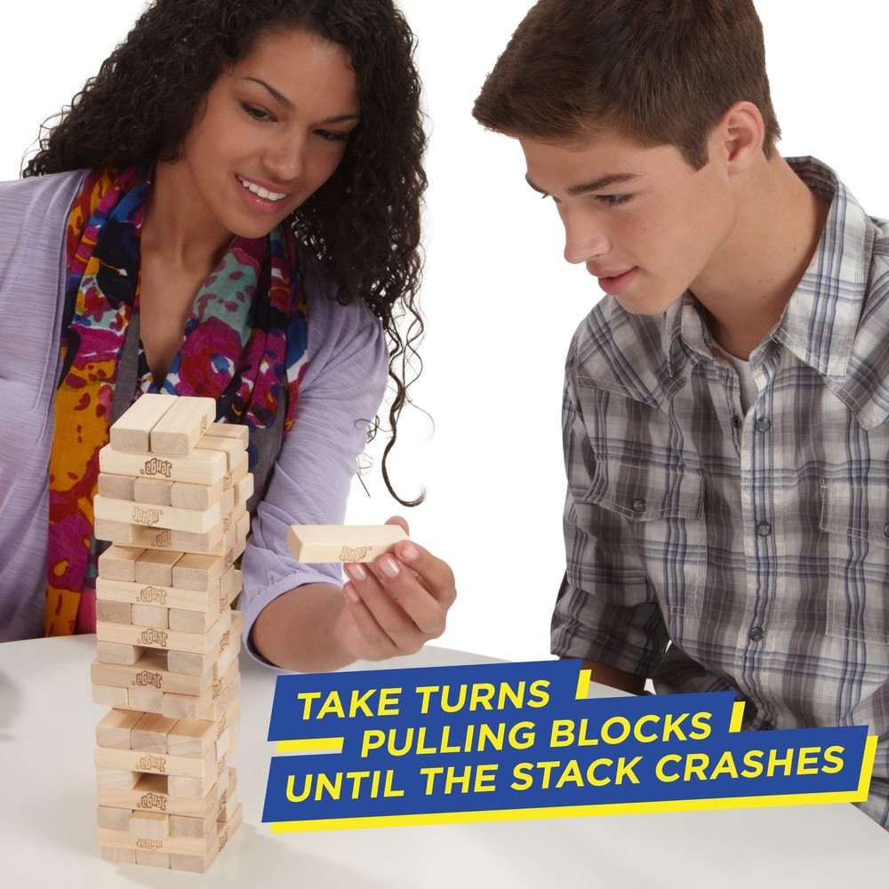 Jenga Family Fun Classic Game For Everyone -