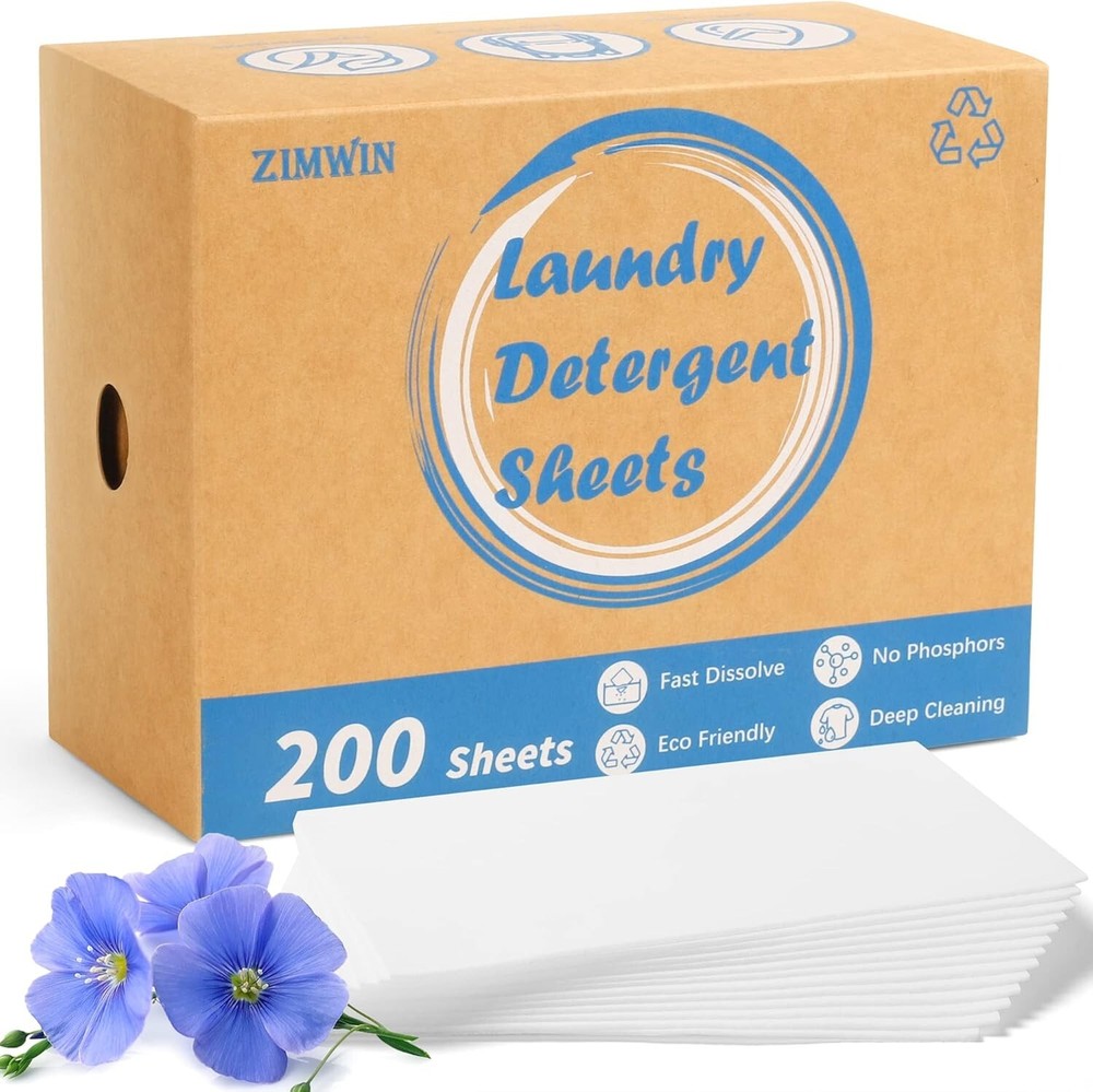 Laundry Detergent Sheets, 200 Sheets Fresh Linen Scent Laundry Sheets-200 Loads