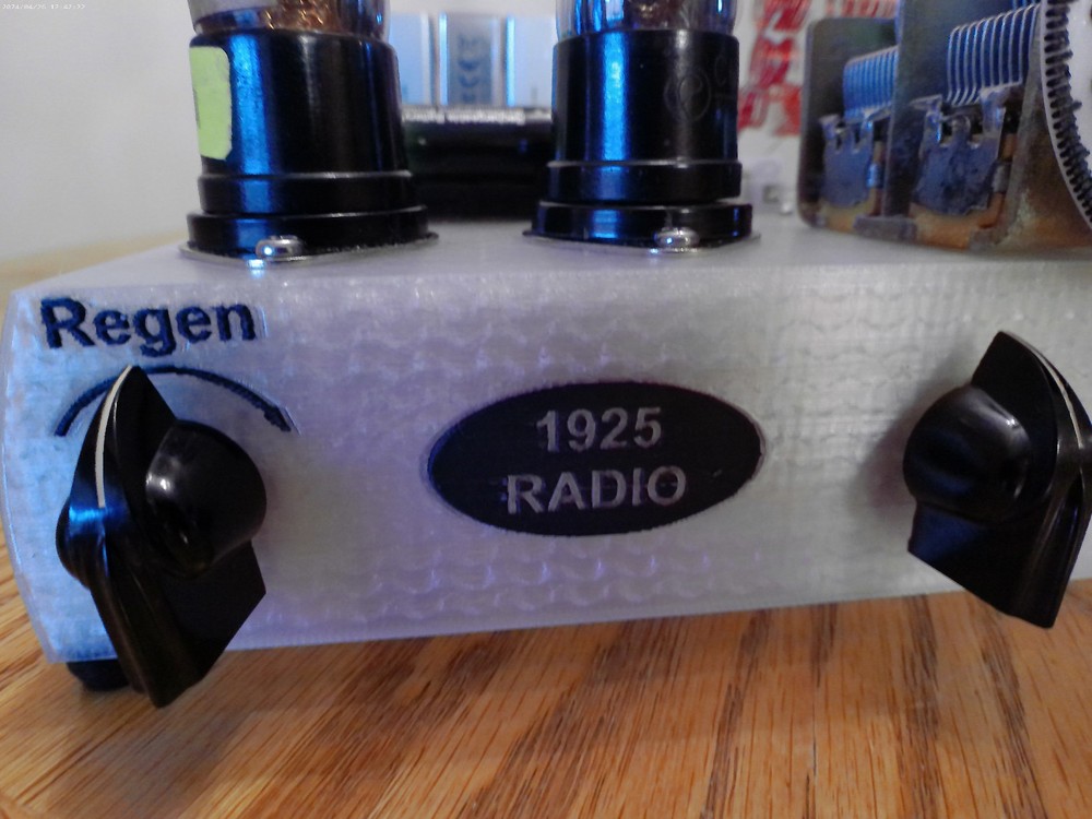 X199 Regenerative Receiver 100 year old Triodes (AM + Shortwave)