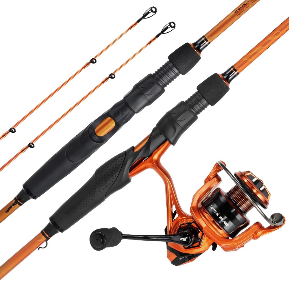 Spinning Combo 6 8 Medium 2000 Reel KastKing Lethal Blaze Twin-tip Combo-68