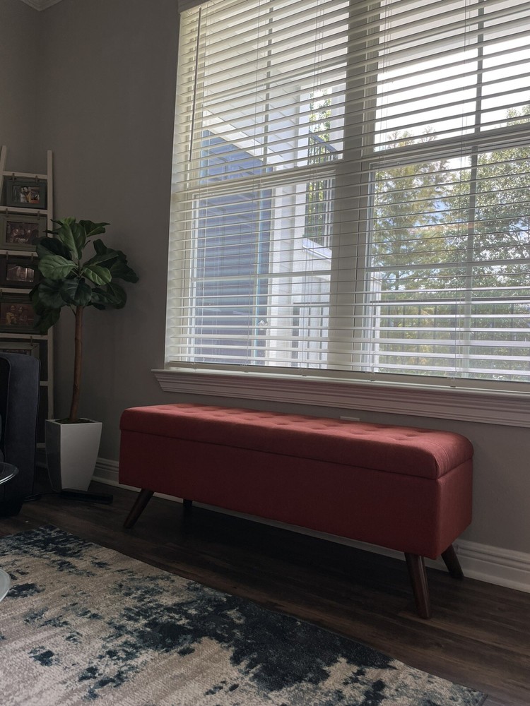 Arthur Tufted Storage Bench with Storage Threshold" (NEW / ASSEMBLED)