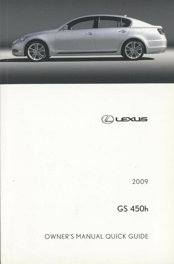 2009 Lexus GS 450h Owner's Manual