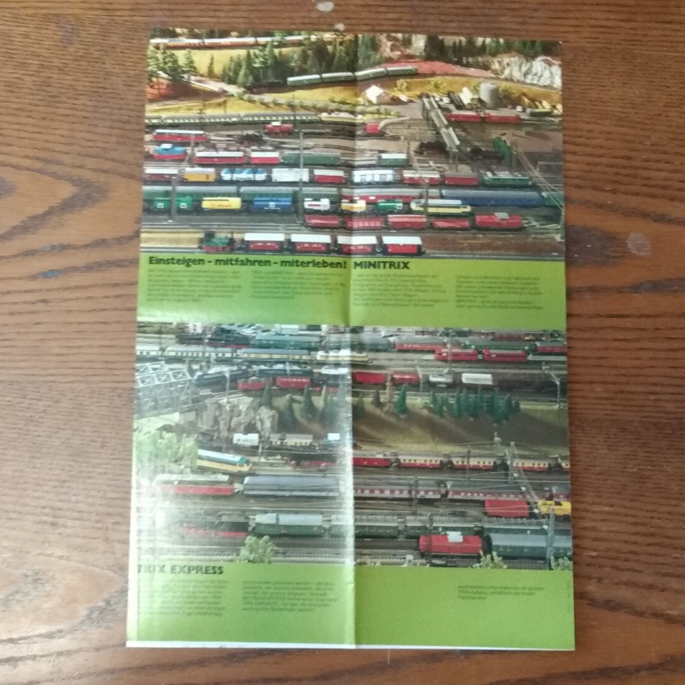 Trix Freizeit Express No. 7 poster catalog advertisement 16x23